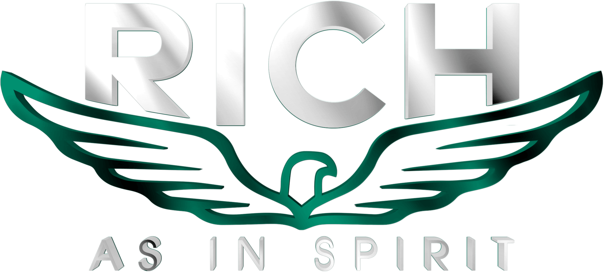 RICH_AS_IN_SPIRIT_LOGO_3D_GREEN_WHITE